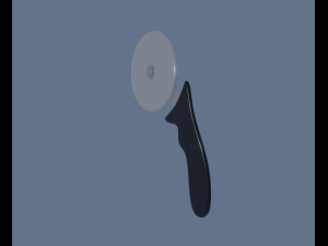 pizza knife Modelo 3D