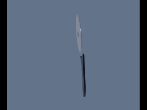 pizza knife Modelo 3D