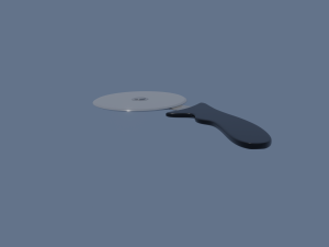 pizza knife Modelo 3D