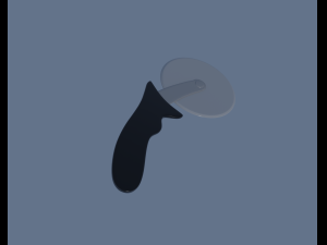 pizza knife Modelo 3D