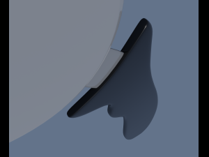 pizza knife Modelo 3D