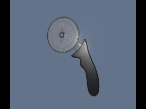 pizza knife Modelo 3D