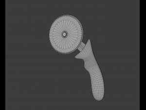pizza knife Modelo 3D
