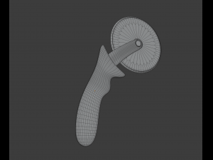 pizza knife Modelo 3D