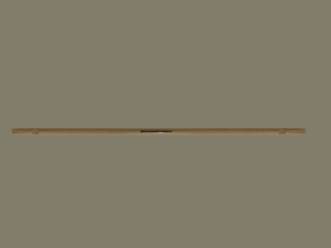 wooden clothes hanger 3D Model