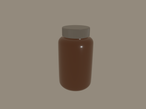 drugs bottle 3D Модель