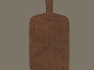 wooden chopping board 3D 模型