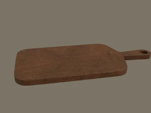 wooden chopping board 3D Model