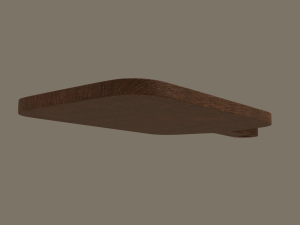 wooden chopping board 3D 模型