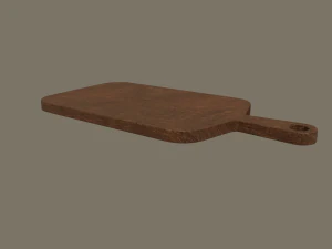 wooden chopping board 3D Model