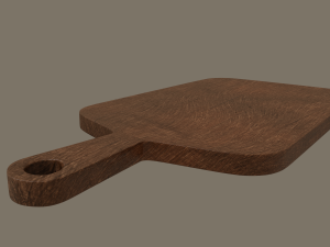 wooden chopping board 3D 模型