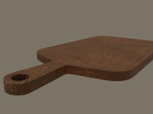 wooden chopping board 3D Model