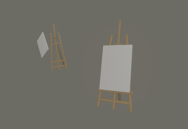 easel Modelo 3D .c4d .max .obj .3ds .fbx .stl .blend 