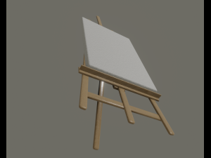 easel Modelo 3D