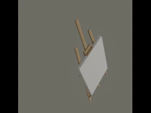 easel 3D Model