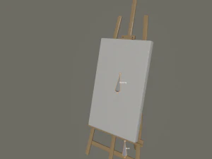 easel 3D Model