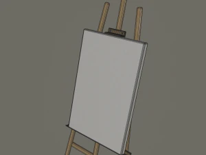 easel 3D Model