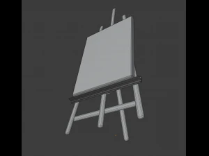 easel 3D Model