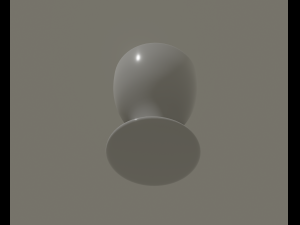 egg cup Model 3D