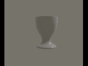 egg cup Model 3D