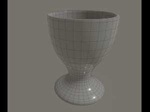 egg cup Model 3D