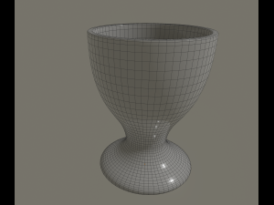egg cup Model 3D