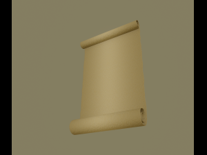 scroll 3D-Modell
