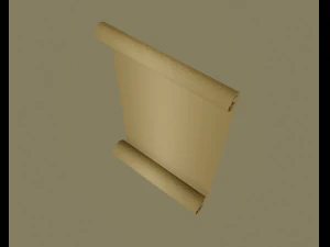scroll 3D Model