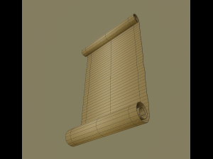 scroll 3D-Modell