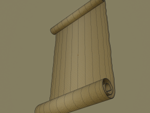scroll 3D-Modell
