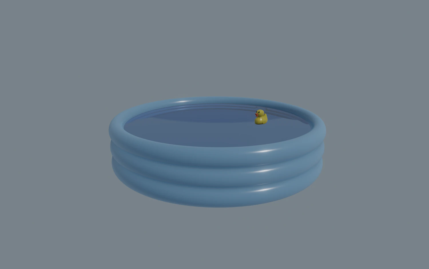 inflatable pool 3D Model .c4d .max .obj .3ds .fbx .stl .blend 