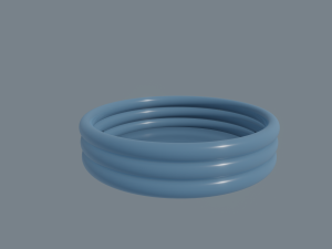 inflatable pool 3D Модель