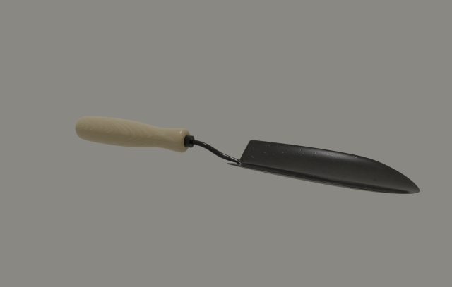 trowel 3D Model .c4d .max .obj .3ds .fbx .stl .blend 