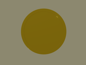 gold coin Modello 3D