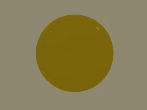 gold coin 3D Model