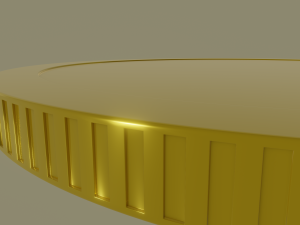 gold coin Modello 3D