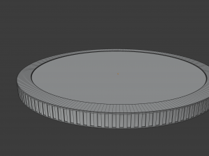 gold coin Modello 3D