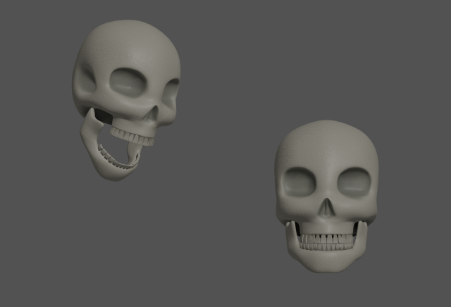 Skull 3Dモデル .c4d .max .obj .3ds .fbx .stl .blend 