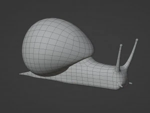 カタツムリ 3Dモデル