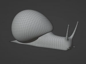 カタツムリ 3Dモデル