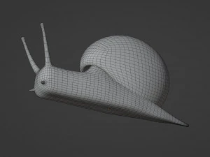 カタツムリ 3Dモデル