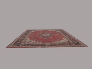 Antique Carpet 3D Model