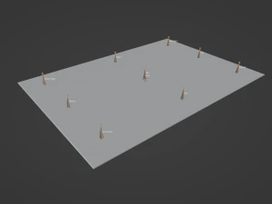 Antique Carpet 3D Model
