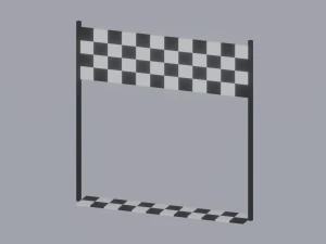 Finish Line 3D Model