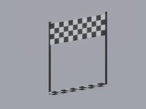 Finish Line 3D Model