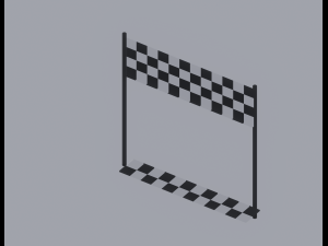 Finish Line Modelo 3D