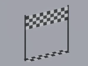 Finish Line 3D Model
