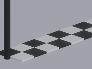 Finish Line 3D Model