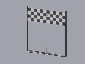 Finish Line 3D Model