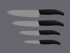 सिरेमिक चाकू 3D मॉडल